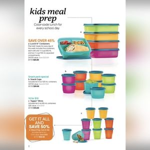 NWT Tupperware Meal Prep Set